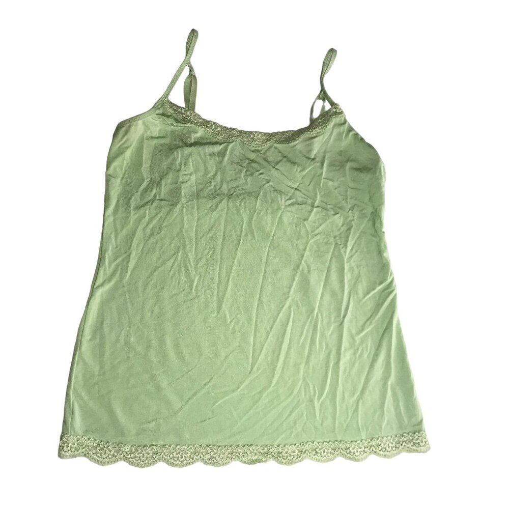 JOCKEY Stretchy Camisole Tank Size Women's Medium (RUNS SMALL) Green